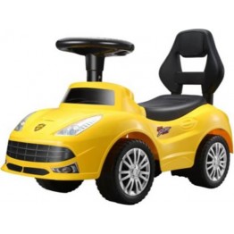 Zita Toys Περπατούρα Αυτοκίνητο Τύπου Ferrari Κίτρινο ΠΑΙΧΝΙΔΙΑ 12-36 ΜΗΝΩΝ
